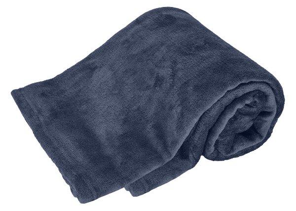 ARÔME HOME Mikroflanelová deka, tmavo modrá ARÔME HOME