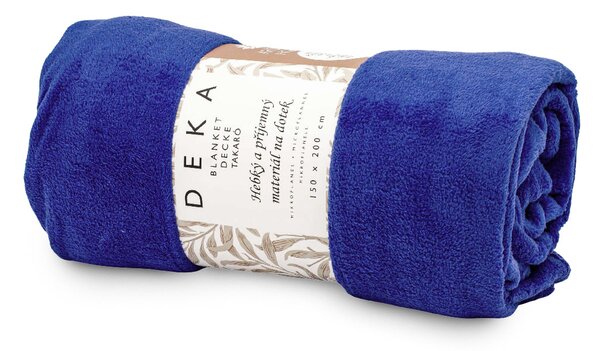 ARÔME HOME Mikroflanelová deka, modrá ARÔME HOME