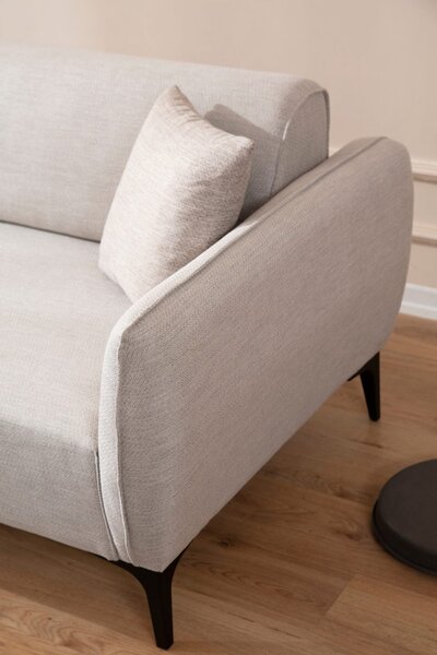 Hanah Home Rohová sedacia súprava Belissimo 270 cm biela ľavá