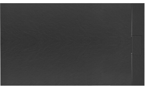 Rea Bazalt, SMC obdĺžniková sprchová vanička 120x80 cm, čierna, REA-K3305