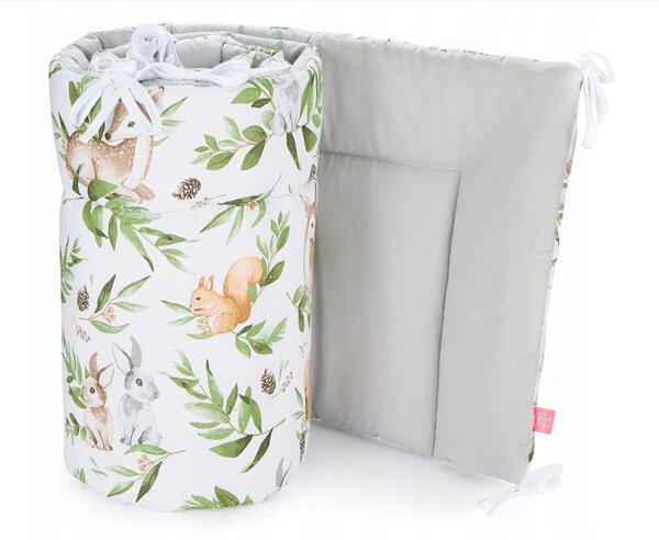 Vulpi Mantinel do postieľky 180x30 Baby Boom Farba: modrá-zvieratká