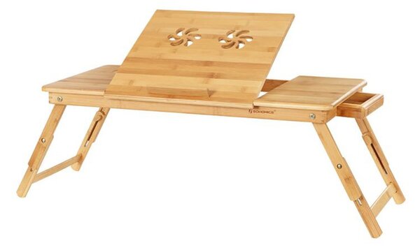 Béžový Pracovný stolík Foley 29 × 72 × 35 cm SONGMICS