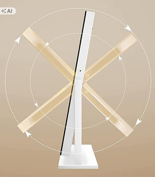 LED zrkadlo Hollywood 58 × 46 cm