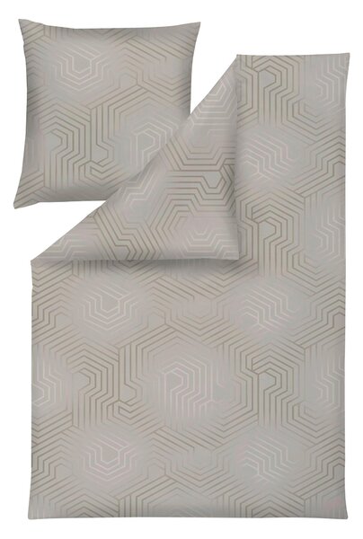 POSTEĽNÁ BIELIZEŇ, flanel, taupe, 135/200 cm Estella - Online Only bytové doplnky, Online Only
