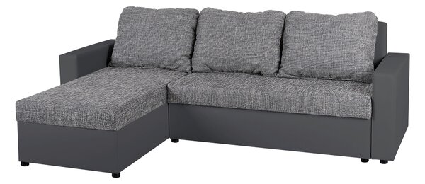 ROHOVÁ SEDAČKA, textil, kompozitné drevo, sivá P & B - Sedačky, Online Only