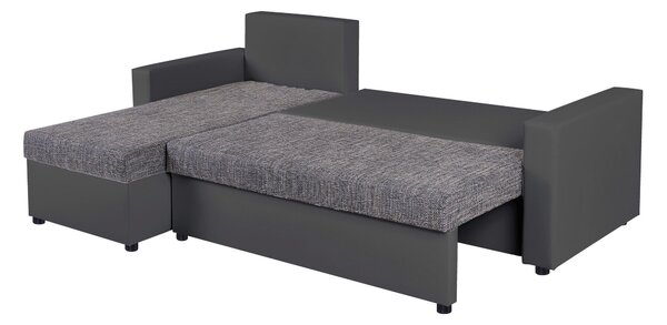 ROHOVÁ SEDAČKA, textil, kompozitné drevo, sivá P & B - Sedačky, Online Only