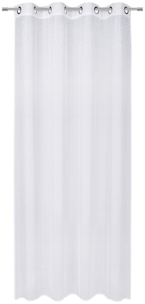 ZÁVES S OČKAMI, priehľadné, 140/245 cm Esposa - Záclony & závesy