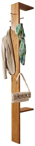 VEŠIAKOVÝ PANEL, farba duba, dub, 30/200/32 cm - Vešiakové steny, Online Only
