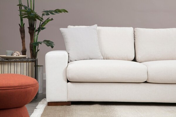 Hanah Home Rohová sedacia súprava Loop 270 cm béžová pravá