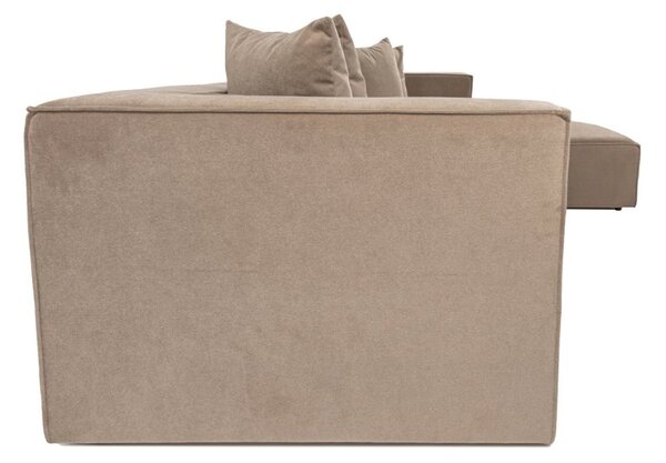 Hanah Home Rohová sedacia súprava Sora 430 cm cappucino pravá