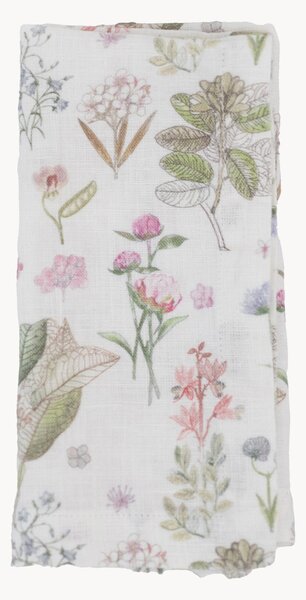 Ľanové obrúsky White Botany, 2 ks