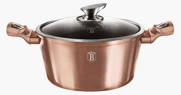 Hrniec's pokrievkou Metallic Line Rose Gold Edition