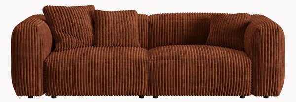 Modulárna pohovka v menčestrovom vzhľade Martina (3-miestna), Š 244 cm
