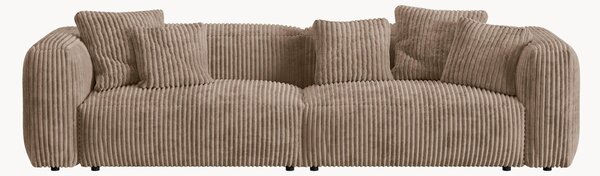 Modulárna pohovka v menčestrovom vzhľade Martina (4-miestna), Š 320 cm