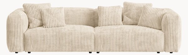 Modulárna pohovka v menčestrovom vzhľade Martina (4-miestna), Š 320 cm