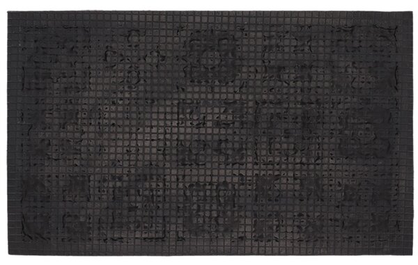 Esschert Design Rohožka MOSAIC 75x45 cm hnědá/černá