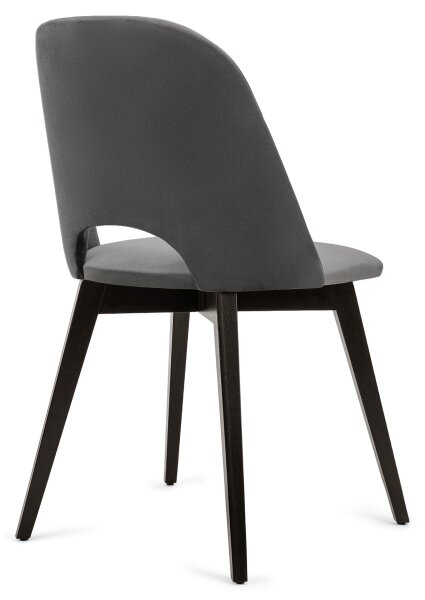 Jedálenská stolička BOVIO 86x48 cm šedá/buk