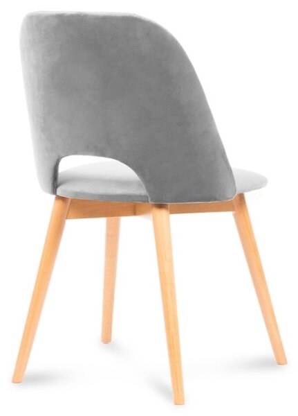 Jedálenská stolička TINO 86x48 cm šedá/svetlý dub