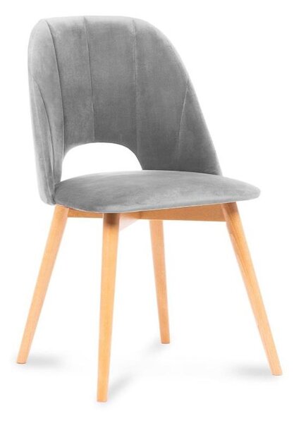 Jedálenská stolička TINO 86x48 cm šedá/svetlý dub