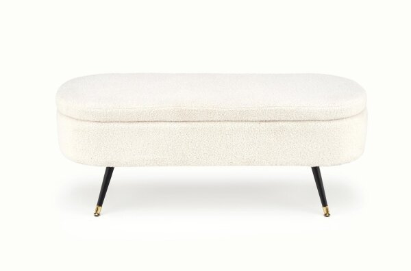 Lavica s úložným priestorom AVEIRO 46x120 cm biela