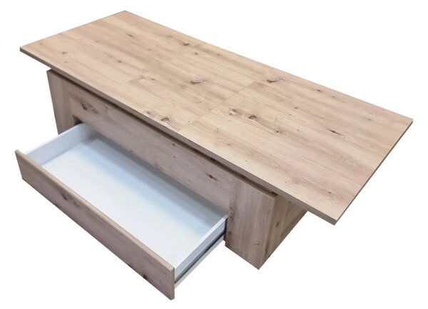 Szynaka Rozkladací konferenčný stolík Corey II 108/153 cm dub artisan