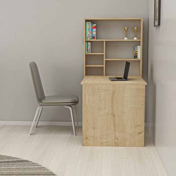 Kalune Design Rozkladací písací stôl SEDIR dub