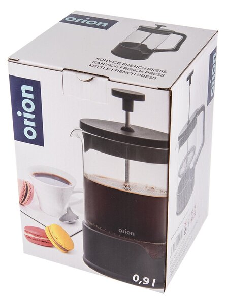 Kanvička french press BLACK 0,9 l