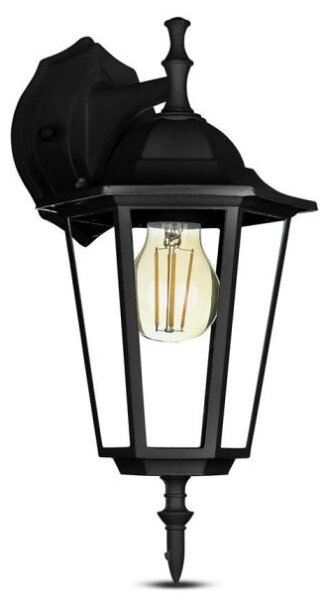 Vonkajšia nástenná lampa 1xE27/40W/230V IP44 čierna