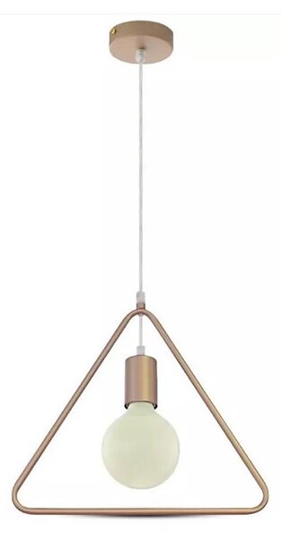 Luster na lanku 1xE27/60W/230V trojuholník