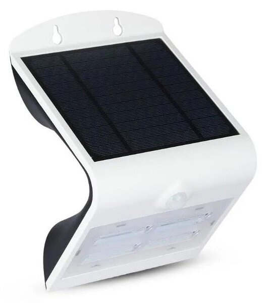 LED Solárne nástenné svietidlo so senzorom LED/3W/3,7V 3000/4000K IP65 biela