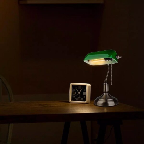 Stolná lampa BANKER 1xE27/60W/230V