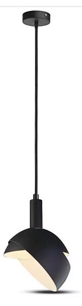 Luster na lanku 1xE14/60W/230V čierna