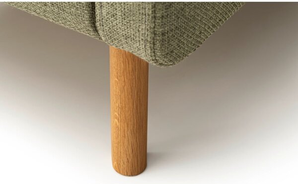 Zelená čalúnená dvojlôžková posteľ s úložným priestorom s roštom 160x200 cm Lotte – Meise Möbel