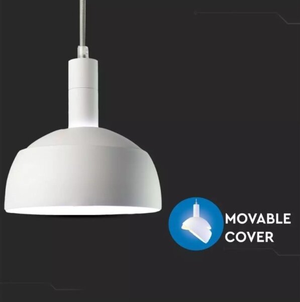 Luster na lanku 1xE14/60W/230V biela