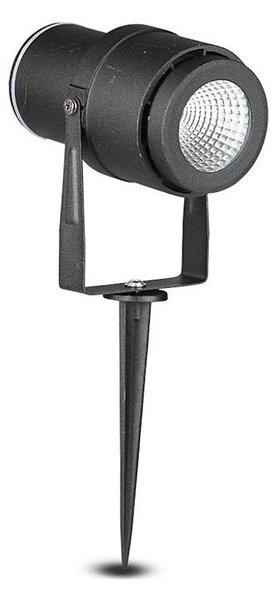 LED Vonkajšia lampa LED/12W/100-240V IP65 čierna - zelené svetlo