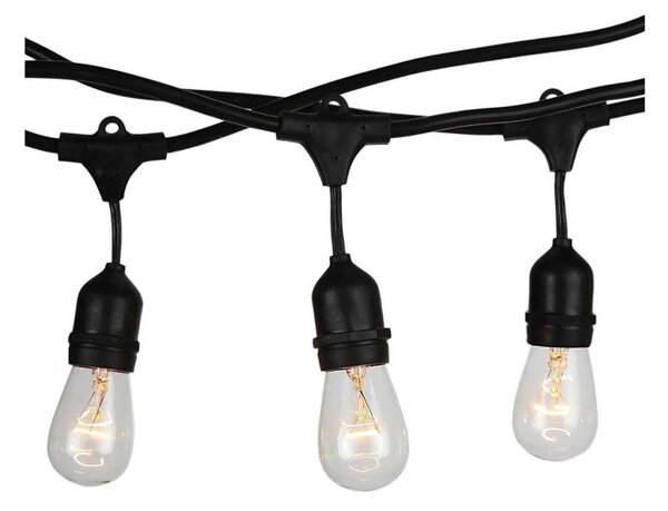 Vonkajšia reťaz STRING 5m 10xE27/40W/230V IP54