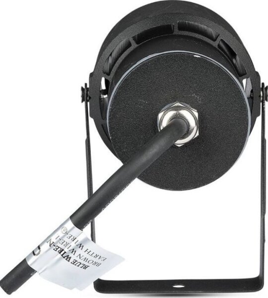 LED Vonkajšia lampa LED/12W/100-240V IP65 čierna - zelené svetlo
