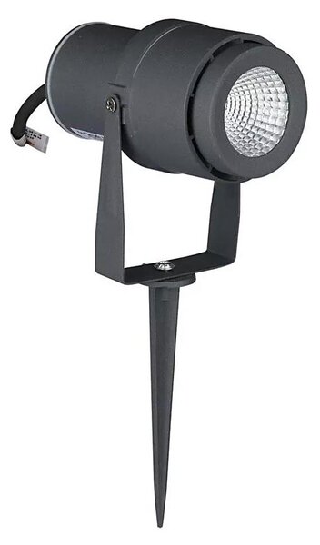 LED Vonkajšie svietidlo LED/12W/100-240V IP65 šedá - zelené svetlo