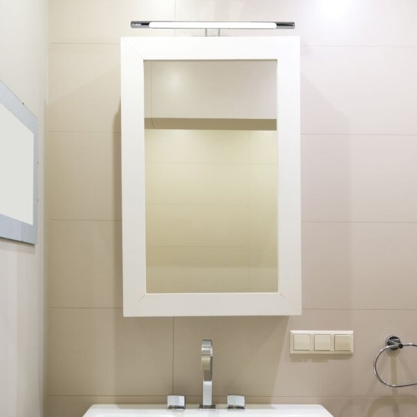 LED Osvetlenie zrkadla LED/9W/230V 3000K 50cm lesklý chróm