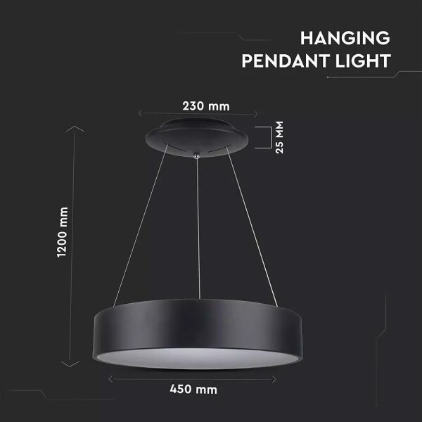 LED Stmievateľný luster na lanku LED/20W/230V