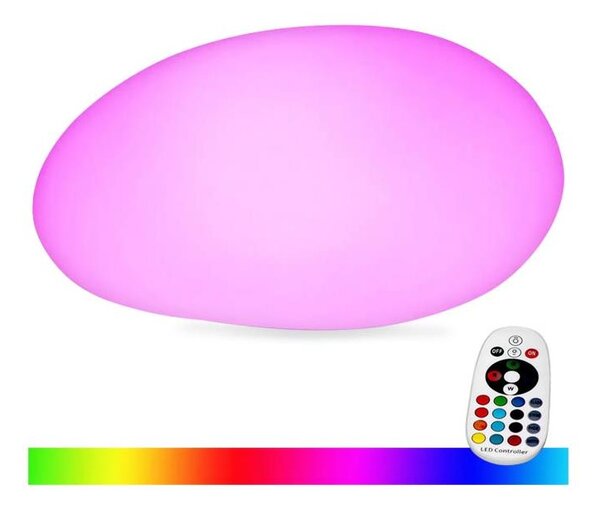 LED RGB Stmievateľná vonkajšia lampa LED/1W/5V 28cm IP67 1000 mAh+ DO