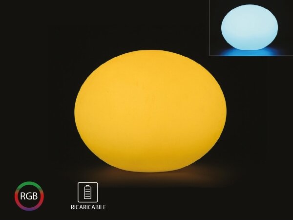 LED RGB stmievateľná vonkajšia lampa LED/1W/5V 1000 mAh 20cm IP67 + DO