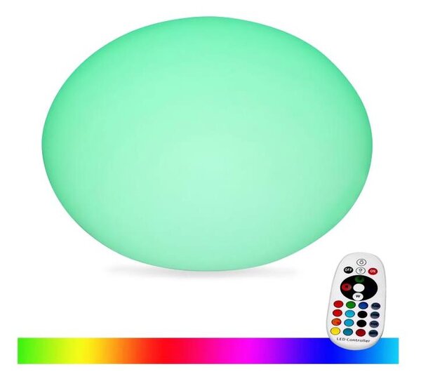 LED RGB stmievateľná vonkajšia lampa LED/1W/5V 1000 mAh 20cm IP67 + DO