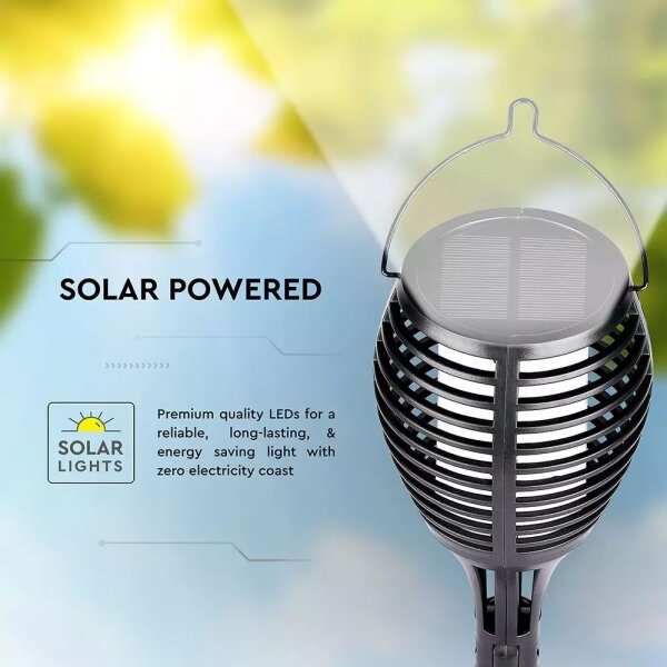 LED Solárne svietidlo FLAME 4v1 LED/0,45W/3,7V IP44 500 mAh