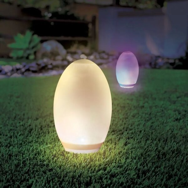 LED RGB Dekoračná solárna lampa 0,2W/1xAA IP44 500 mAh