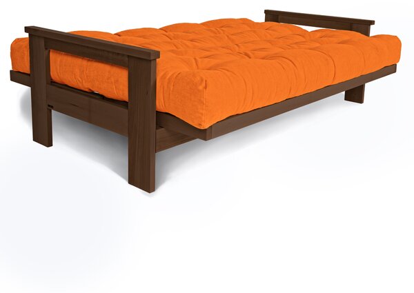 MarLiving Rozkladacia pohovka MEXICO 03 210 cm z masívu/oranžová