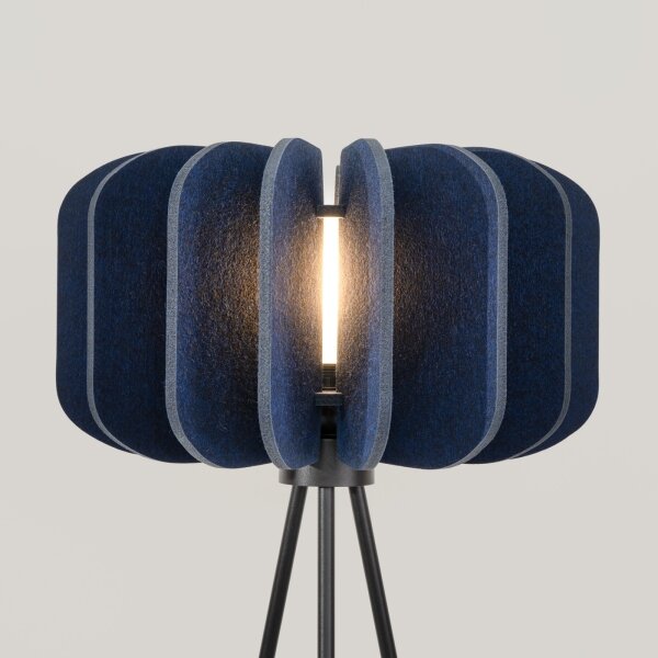 Sollux SL.1865 - Stojacia lampa MULA 1xE27/15W/230V modrá