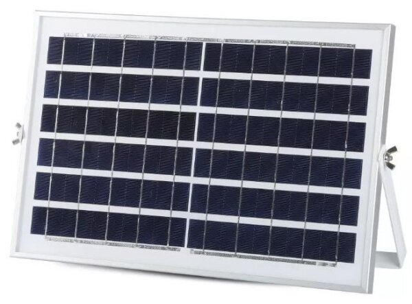 LED Stmievateľný solárny reflektor LED/12W/3,2V 6000K IP65 + diaľkové ovládanie