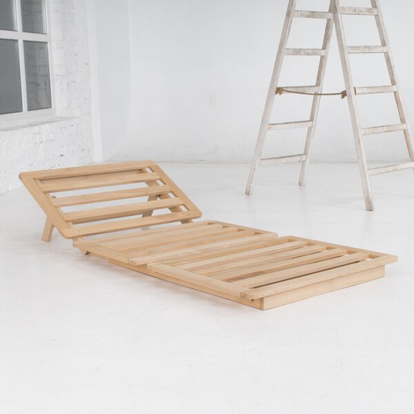 MarLiving Skladacie kreslo futon LAYTI 03 90 cm z masívu/červené