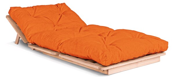 MarLiving Skladacie kreslo LAYTI 02 90 cm z masívu/oranžové